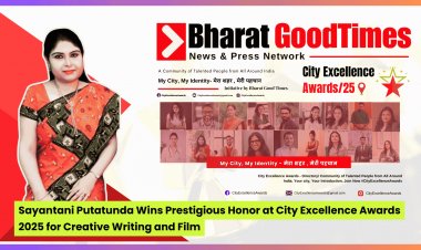 Sayantani Putatunda Wins Prestigious Honor at City Excellence Awards 2025 for Creative Writing and Film